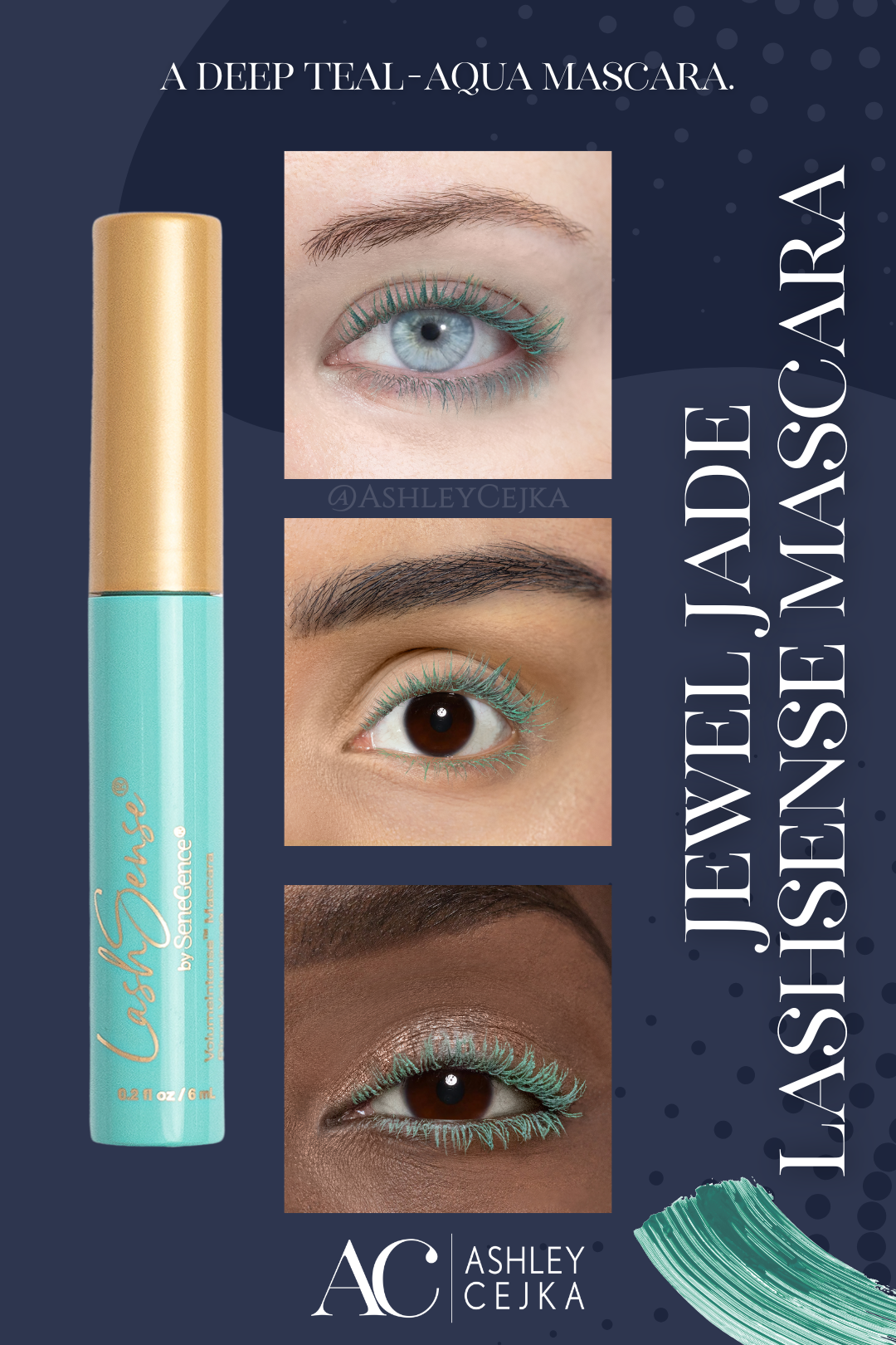 Jewel Jade LashSense Mascara - Lengthen, Volumize & Strengthen